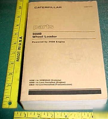 1984 caterpillar 988B wheel loader illus. parts catalog