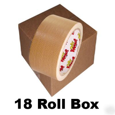 18 roll box of tan duct tape 2