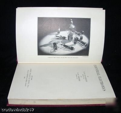 1935 fe industrial electronics hb book gulliksen vedder