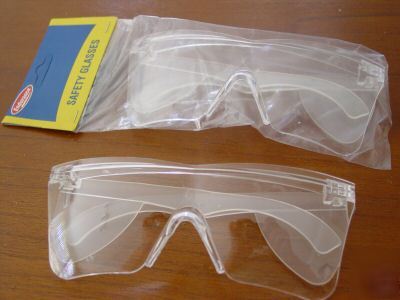 Bulk lot: 8 industrial safety glasses eye protection