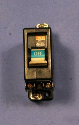 Fuji electric CP31 circuit protector/breaker 15A