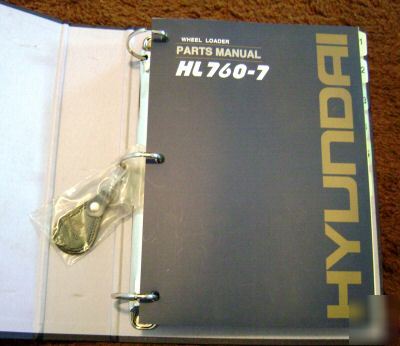 Hyundai HL760-7 wheel loader parts manual catalog