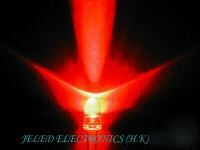 New 500X 5MM super bright red led lamp 10,000MCD f/ship