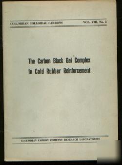 1949 carbon black gel complex cold rubber reinforcement