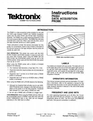 Tek tektronix 7M13 opertion & service manual
