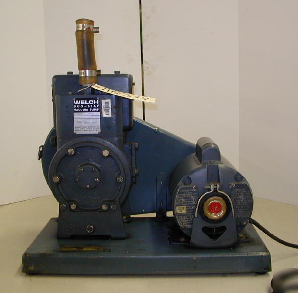 Welch duo-seal vacuum pump 1/2 hp