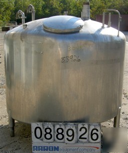 Used: st regis tank, 500 gallon, 304 stainless steel, v