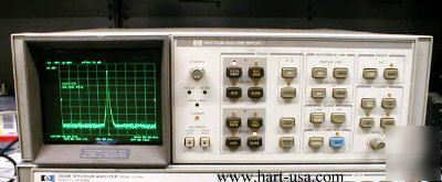Hp 85662A spectrum analyzer display for 8568/8566
