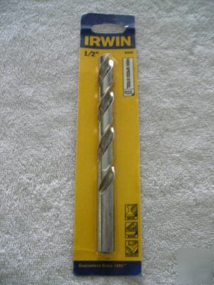 Irwin high speed general purpose drill bit 1/2