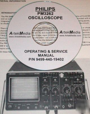 Philips PM3262 scope tech manual ( operating & service)