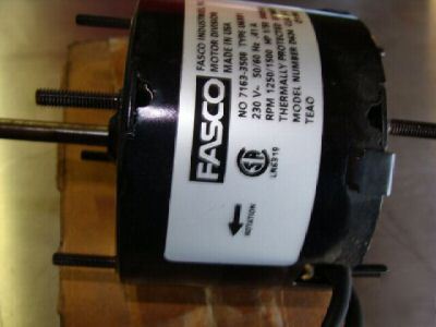 New fastco D624 fan motor 240 volt