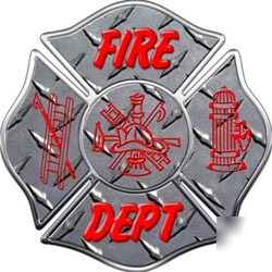 Firefighter decal reflective 12