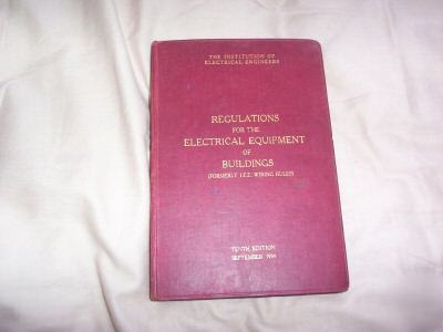 Regulations electrical equipment of buildings book 1934