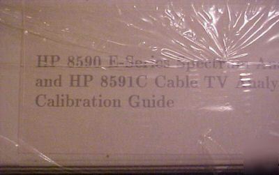 8590 e-series & l-series 8591C calibration guide