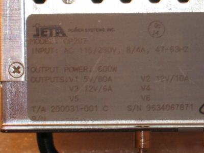 Jeta power systems model CP287 