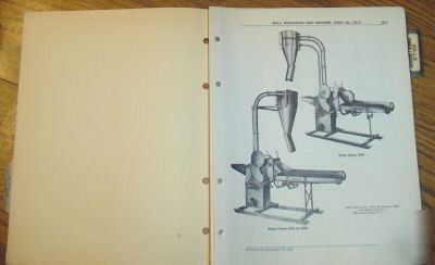 John deere no. 114A mill & feed grinder parts catalog