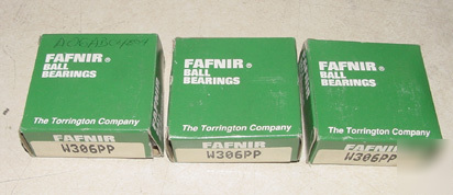 New 3PC fafnir ball bearing in box W306PP
