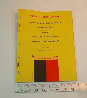 New holland parts book - ford diesel engine 363 c.i.d.