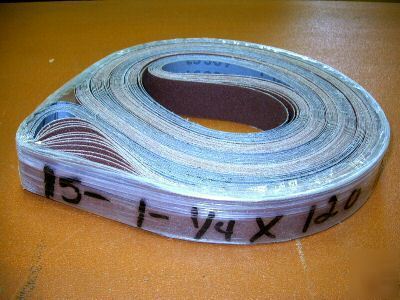 New sanding belts - vitex & klingspor - 54 assorted - 