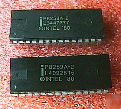 Rare pair intel P8259A 8259A cpu pic nos 22 years old