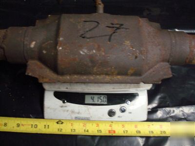 Scrap catalytic converter for recycle only, used #27