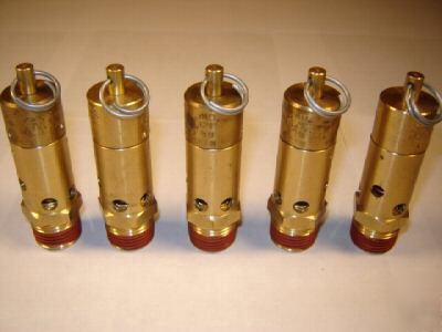 New brand 5 pack safety valves 1/2
