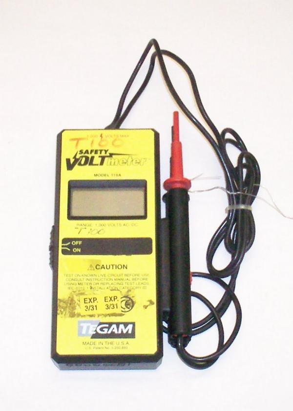 Tegram voltmeter continuity voltage tester 110A 