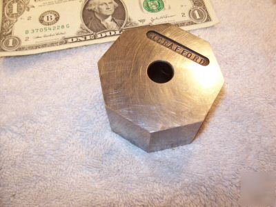 Machinist octagon-shaped bench block, tool