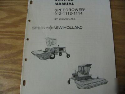 New holland speedrower 912 1112 1114 service manual