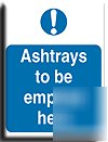 Ashtrays empted.here-adh.vinyl-200X250MM(ma-024-ae)