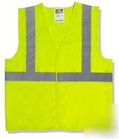 Hi-viz green mesh class ii safety vest - 4XLG