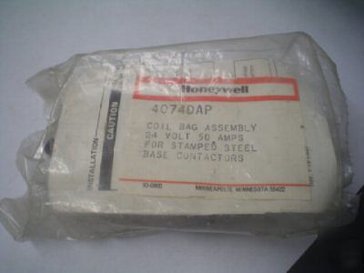 Honeywell 4074DAP: coil bag assembly 24V 50 amp