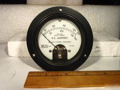 New panel meter a.c. ampers