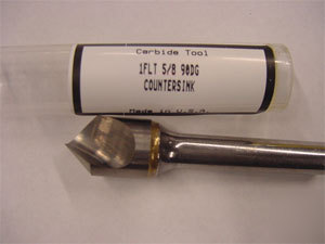 Usa single flt carbide countersink-5/8