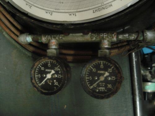 Vintage foxboro humitex phantom chart recorder 2 valves