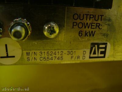 Ae advanced energy 6KW pinnacle supply 3152412-301D