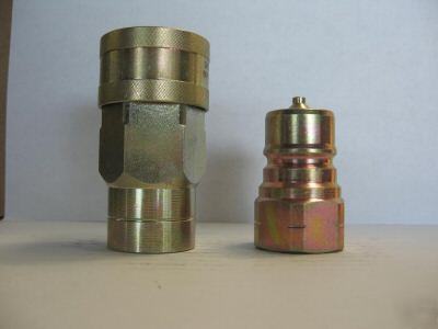 Quick coupler iso-a poppet style 3/4