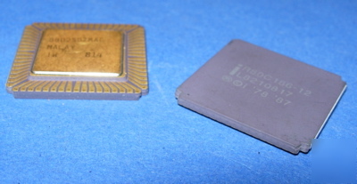 New R80C186-16 intel vintage cpu gold 80C186