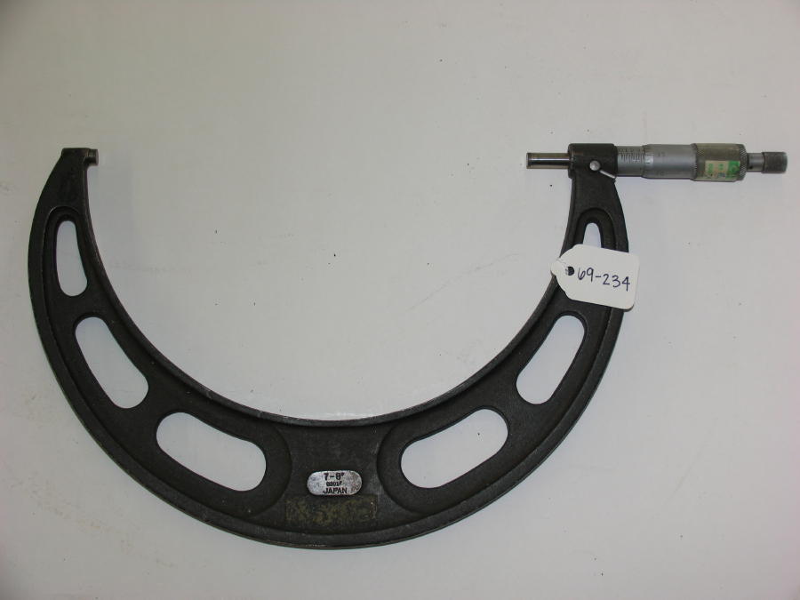 7 - 8 inch fowler outside micrometer