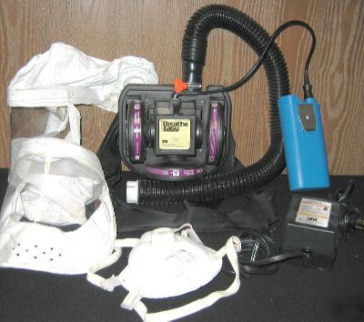 3M breath easy papr respirator w/disposable masks