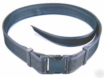 Black nylon security duty belt medium swat emt ems 