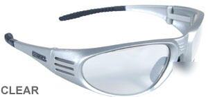 Dewalt ventilator safety glasses clear/silver 1 pair