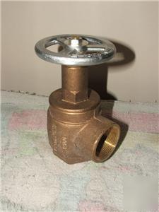 New brass fire hose 1-1/2 valve powhatan 300 
