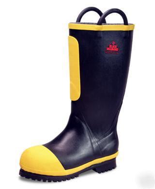 Black diamond fire boots, rubber (kevlar) size 12 nwt