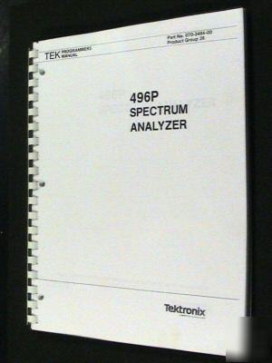 Tektronix tek 496P programming manual copy