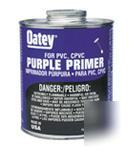 10 cans of oatey purple primer for cpvc or pvc - 32 oz.