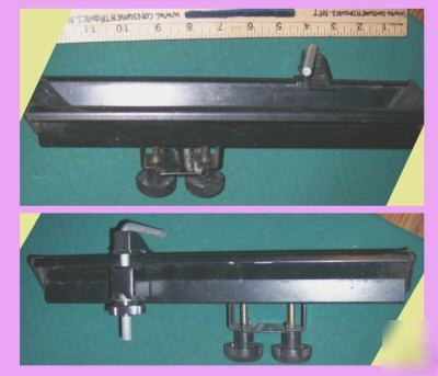 (2) double clamping system w/ holding trough, 12