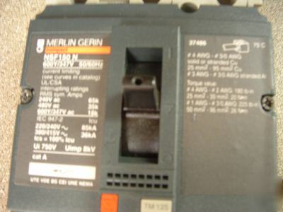 Merlin gerin NFNL36125 compact line load cb..
