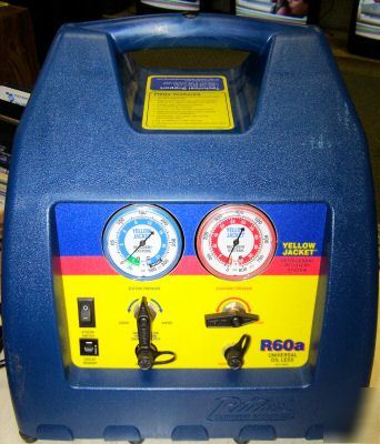 Yellow jacket R60A refrigerant recovery system