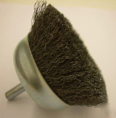 2 crimped cup brush wheel 2 1/2